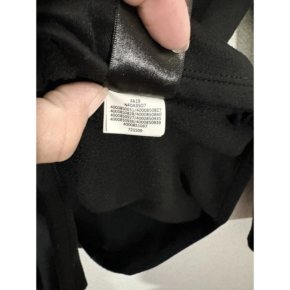 The North Face Pullover Mens XL Black Quarter Zip Fleece Hiking Shirt‎ Top